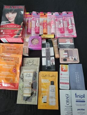 Hair Color, Makeup, and Skincare Bundle.